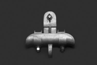 Matériel blanc argenté de suspension de câble, colliers en aluminium adaptés aux besoins du client conçus